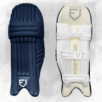 FORTRESS Original 100 Right-Handed Coloured Batting Pads [Adult] - Navy
