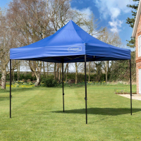 Harrier Deluxe Pop Up Gazebo [3m x 3m - Blue] - Gazebo Only