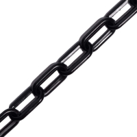 6mm Plastic Chain - 5m (Black)