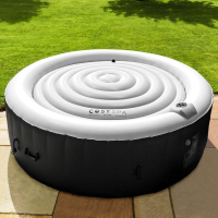 CosySpa Inflatable Hot Tub Lids [2-4 Person Circular | 1.25m] - Grey