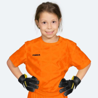 FORZA Kids' Goalkeeper Short Sleeve Shirt [Age 11-12] - Fluro Orange