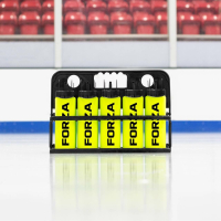 10 Ice Hockey Hygiene Water Bottles and Carrier (1L)