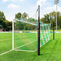 UEFA Football Net Support Post Pads [Black - Pack of 4]