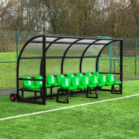 FORZA Alu60 Team Shelter & Bench [Green - 14 Seats]