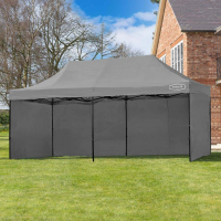 Replacement Gazebo Panels for Harrier Heavy Duty Pop Up Gazebos [3m x 6m Side Panel] - Grey
