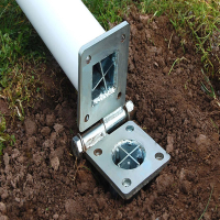 Hinged Adapters For Rugby Posts [76mm]