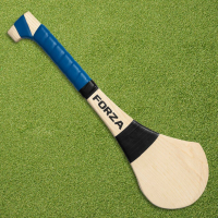 FORZA Ash Wood Hurling (GAA) Stick [5 Sizes] - 18" Stick (Blue Grip)