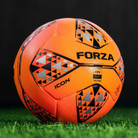 FORZA Icon Footballs - Pack of 1 [Fluro Orange - Size 5]