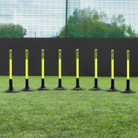 FORZA 1.5ft Mini Slalom Poles - 34mm [Yellow + Rubber Base] 
