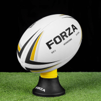 FORZA International Match Rugby Union Balls & Carry Bag [12 Pack] - Size 5