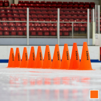 9" FORZA Ice Hockey Marker Cones [Pack Of 10] - Orange