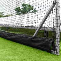 Cricket Net Vermin Skirt (Standard Sizes) [Black - 12ft]