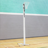 White Netball Post Protection Padding [10ft Pro Aluminium 80mm] - Single