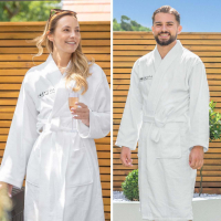 CosySpa Luxury Cotton Hot Tub Towel Robes [L/XL]