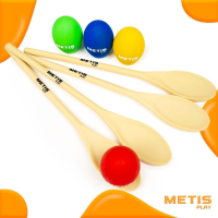 METIS Play Egg & Spoon Set [Pack of 4]