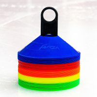 FORZA Ice Hockey Training Marker Cones [Multi-Coloured - Pack of 50]