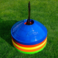 50 FORZA Rugby Training Marker Cones [Multi Coloured]