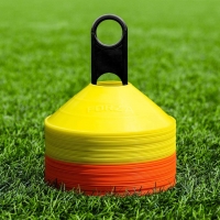 FORZA Training Marker Cones [Orange & Yellow] - Pack Of 50
