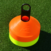 50 FORZA Rugby Training Marker Cones [Orange & Yellow]