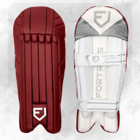 FORTRESS Original Pro Maroon Wicket Keeper Pads [Adult]