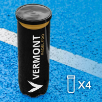 Vermont Padel Pro Balls [4 Tubes / 12 Balls]