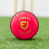 FORTRESS Club Crown Cricket Balls - Pack of 6 [Pink - Women's 5 oz]