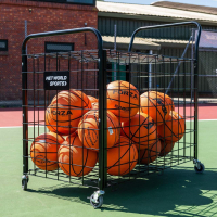 Basketball Portable Ball Cage & Equipment Cart Trolley