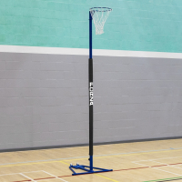 Black Netball Post Protection Padding [6ft School Standard 50mm] - Pair