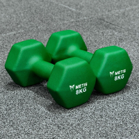 METIS Neoprene Hex Dumbbells [8kg] - Pair