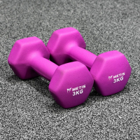 METIS Neoprene Hex Dumbbells [3kg] - Pair