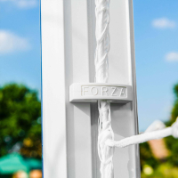 FORZA "Push & Twist" Net Clips For Aluminium Goals [White | Pack of 20]