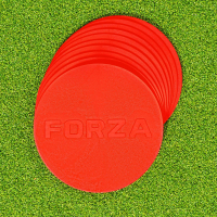 FORZA Flat Disc Markers [Red] - Pack of 10