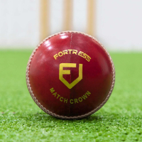 FORTRESS Match Crown Cricket Balls - Pack of 6 [Red - Men's 5 1/2 oz]
