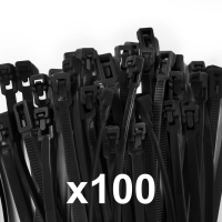 Releasable Cable Ties [Black]