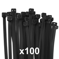 Cable Ties for Sports Nets [Black] - Medium