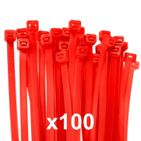 Cable Ties for Sports Nets [Red] - Medium