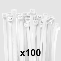 Cable Ties for Sports Nets [White] - Medium