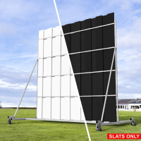 Replacement Slats For FORTRESS 360° Sight Screens - Short pack of 5 [Black & White]