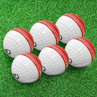 FORTRESS Reverse Swing Cricket Balls [Red & White] - Pack of 6