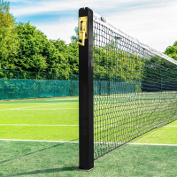 Vermont Square Tennis Posts [Black]