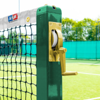 3mm Tennis Net & Square Posts with Base Weight