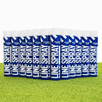 White - 750ml Aerosol Line Marking Spray Paint [12 Pack]