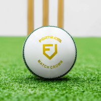 FORTRESS County Match Crown Cricket Balls - Pack of 24 [White - Men's 5 1/2 oz]