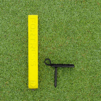 FORTRESS Flexi Cricket Stumps [Mini Yellow Stumps] + Ground Spikes