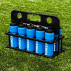 Blue AFL Water Bottles And Carrier 