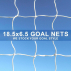 18.5 x 6.5 Replacement Goal Nets | Net World Sports