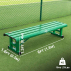 Vermont Tennis Court Bench - 2/3 Seater [3x Colours]