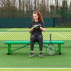 Vermont Tennis Court Bench [2/3 Seater] - Green