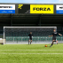 24 x 8 FORZA Alu110 Freestanding Football Goal With Wheels