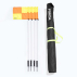FORZA Spring Loaded Rugby Corner Flags & Pole Set